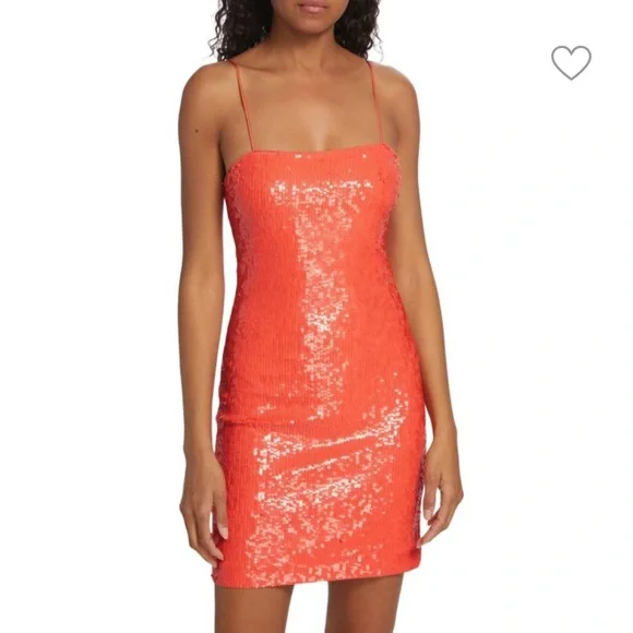 Alice and Olivia Fifi Sequin Dress